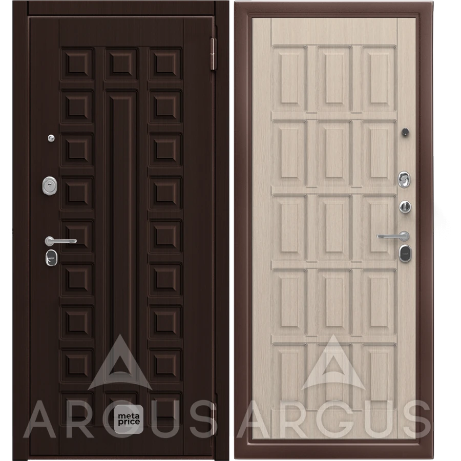 Дверь Аргус ДА24 Антик медь Шоколад • входная дверь • АРГУС (Йошкар-Ола) можно купить в магазине 72дверки на Пермякова 81 в Тюмени