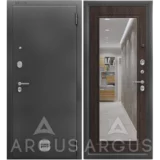 ДА66 Антик серебро Гэлакси • входная дверь • с зеркалом • АРГУС (Йошкар-Ола)