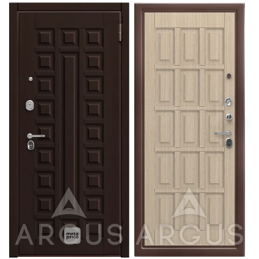 ДА24 Антик медь Шоколад • входная дверь • АРГУС (Йошкар-Ола)