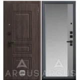 ДА66 Black Style Букле графит Магнум • входная дверь • шумоизоляция • с зеркалом • АРГУС (Йошкар-Ола)