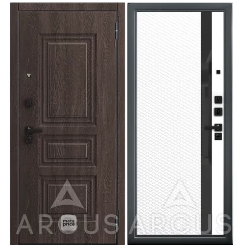 Дверь ДА65 Black Style Букле графит Норвич • входная дверь • шумоизоляция • остекленная • АРГУС (Йошкар-Ола) можно купить в магазине 72дверки на Пермякова 81 в Тюмени