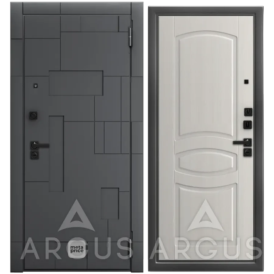 Дверь ДА94 Black Style Антик серебро Монако • входная дверь • шумоизоляция • АРГУС (Йошкар-Ола) можно купить в магазине 72дверки на Пермякова 81 в Тюмени