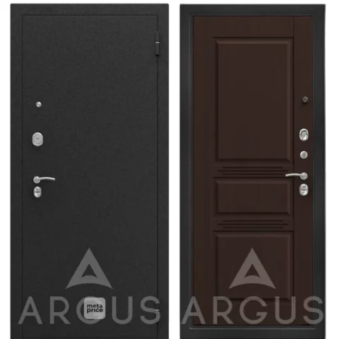 Дверь Аргус ДА84/1 Люкс 2М Черный шелк Сабина Венге • входная дверь • шумоизоляция • АРГУС (Йошкар-Ола) можно купить в магазине 72дверки на Пермякова 81 в Тюмени