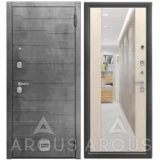 ДА106 Антик серебро Вояж • входная дверь • шумоизоляция • с зеркалом • АРГУС (Йошкар-Ола)
