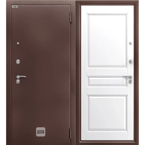 Дверь Сейф-дверь Оптима Каролина эмаль белая • входная дверь • БЕРЛОГА (Йошкар-Ола) можно купить в магазине 72дверки на Пермякова 81 в Тюмени