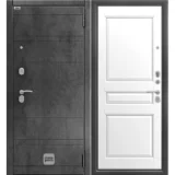 Сейф-дверь Тринити Каролина эмаль белая / мдф келвин бетон темный • входная дверь • БЕРЛОГА (Йошкар-Ола)