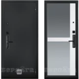 Кибер K-S110 Дарси (эмалит арктик • черный букле • black kaadas S110) • входная дверь • с зеркалом • БЕРЛОГА (Йошкар-Ола)