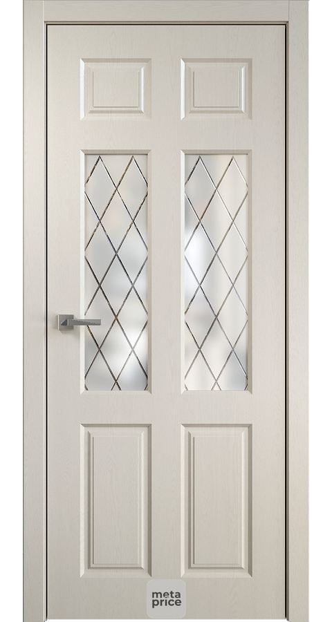 Дверь К6 • дверь остекленная • стекло «Romb» • ЛОРД (Чебоксары) можно купить в магазине 72дверки на Пермякова 81 в Тюмени