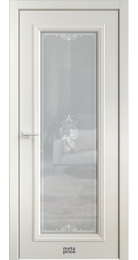 Дверь Brio 4 • дверь остекленная • стекло «Fiore» • ЛОРД (Чебоксары) можно купить в магазине 72дверки на Пермякова 81 в Тюмени