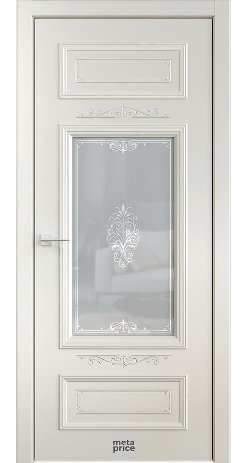 Дверь Brio 5 • дверь остекленная • стекло «Fiore» • ЛОРД (Чебоксары) можно купить в магазине 72дверки на Пермякова 81 в Тюмени