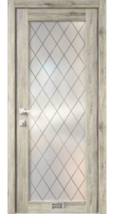Kantri 12 • дверь остекленная • стекло «Ромбы» • ЛОРД (Чебоксары)