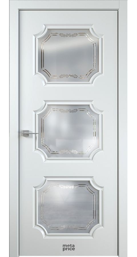 Дверь Renaissance 4 • дверь остекленная • стекло «Giulio» • гравировка • ЛОРД (Чебоксары) можно купить в магазине 72дверки на Пермякова 81 в Тюмени