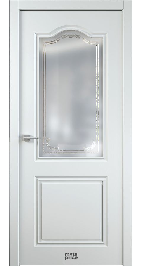 Дверь Renaissance 6 • дверь остекленная • стекло «Giulio» • гравировка • ЛОРД (Чебоксары) можно купить в магазине 72дверки на Пермякова 81 в Тюмени