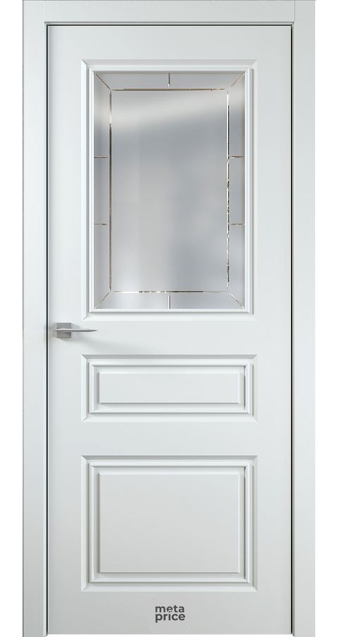 Дверь Renaissance 7 • дверь остекленная • стекло «Filippo» • гравировка • ЛОРД (Чебоксары) можно купить в магазине 72дверки на Пермякова 81 в Тюмени