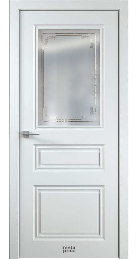 Дверь Renaissance 7 • дверь остекленная • стекло «Giovanni» • гравировка • ЛОРД (Чебоксары) можно купить в магазине 72дверки на Пермякова 81 в Тюмени