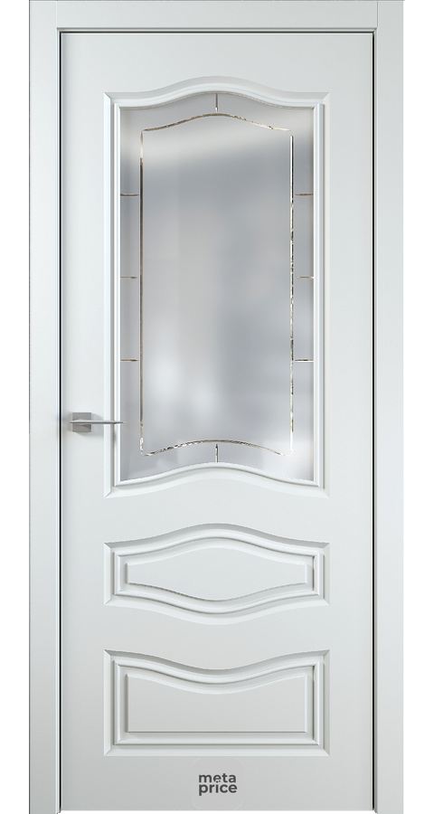 Дверь Renaissance 9 • дверь остекленная • стекло «Filippo» • гравировка • ЛОРД (Чебоксары) можно купить в магазине 72дверки на Пермякова 81 в Тюмени