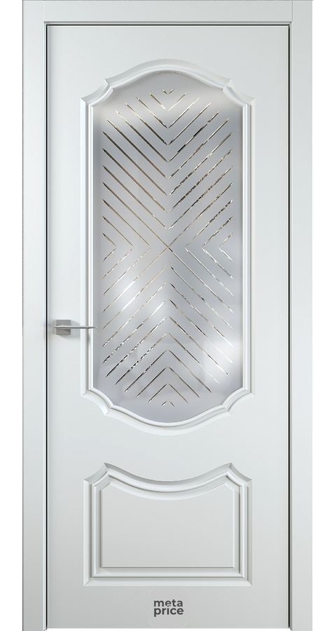 Дверь Renaissance 3 • дверь остекленная • стекло «Rucelli» • гравировка • ЛОРД (Чебоксары) можно купить в магазине 72дверки на Пермякова 81 в Тюмени