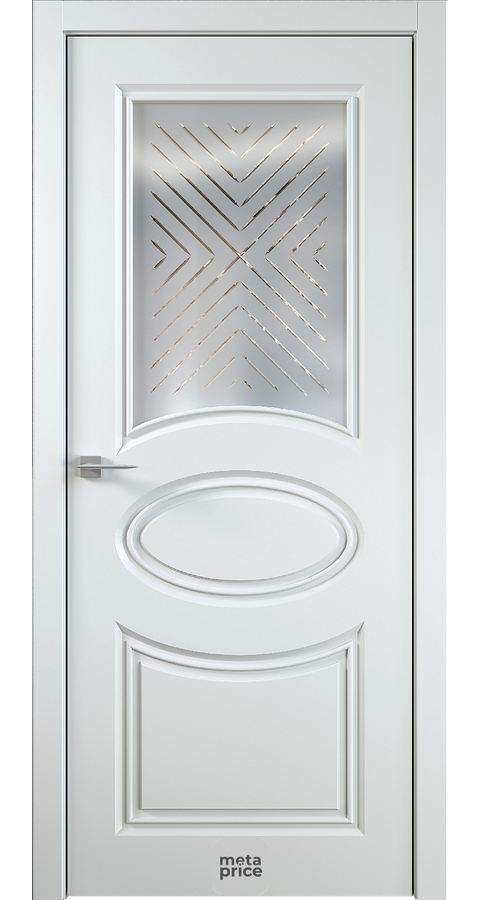 Дверь Renaissance 8 • дверь остекленная • стекло «Rucelli» • гравировка • ЛОРД (Чебоксары) можно купить в магазине 72дверки на Пермякова 81 в Тюмени