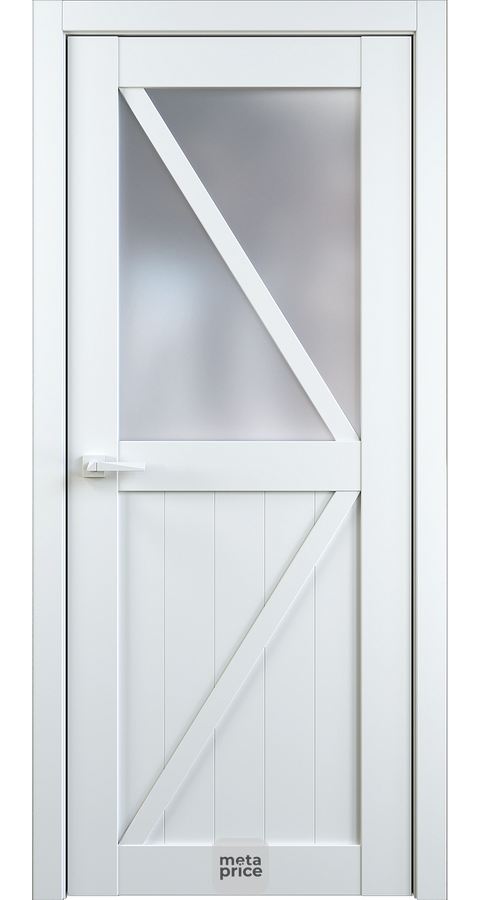 Дверь Kantri Villa 4 • дверь остекленная • стекло «Сатинат» • ЛОРД (Чебоксары) можно купить в магазине 72дверки на Пермякова 81 в Тюмени