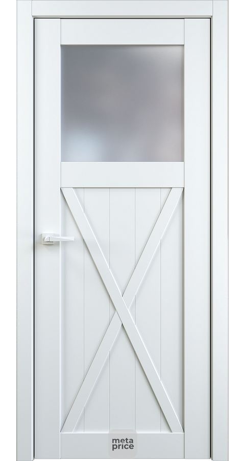 Дверь Kantri Villa 7 • дверь остекленная • стекло «Сатинат» • ЛОРД (Чебоксары) можно купить в магазине 72дверки на Пермякова 81 в Тюмени