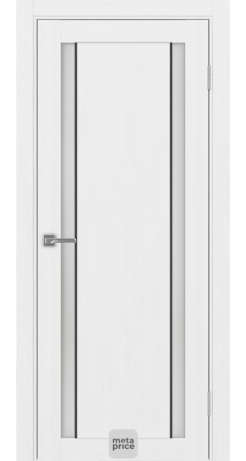 Дверь Турин_522АПСSB.212 ЭКО-шпон • дверь остекленная • молдинг • Optima porte (Россия) можно купить в магазине 72дверки на Пермякова 81 в Тюмени