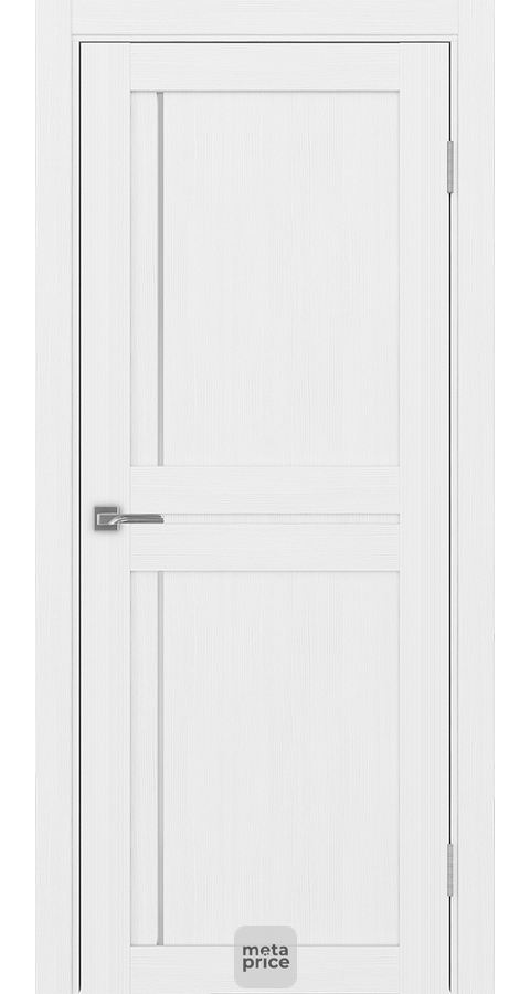 Дверь Турин_523АППSC.111 ЭКО-шпон • дверь остекленная • молдинг • Optima porte (Россия) можно купить в магазине 72дверки на Пермякова 81 в Тюмени