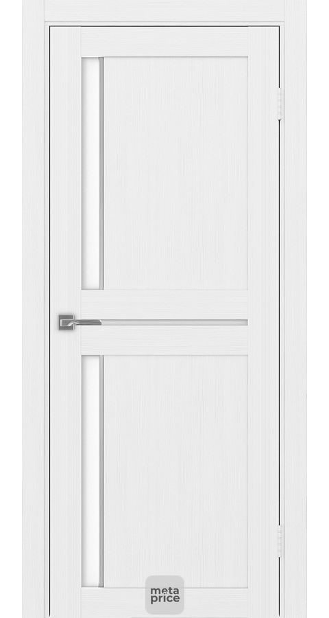 Дверь Турин_523АППSC.221 ЭКО-шпон • дверь остекленная • молдинг • Optima porte (Россия) можно купить в магазине 72дверки на Пермякова 81 в Тюмени