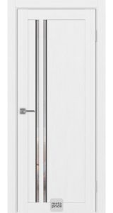 Турин_525АПСSB.121 ЭКО-шпон • дверь остекленная • молдинг • Optima porte (Россия)
