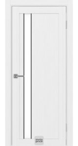 Турин_528AППSB.121 ЭКО-шпон • дверь остекленная • молдинг • Optima porte (Россия)