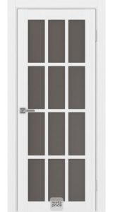 Турин_542.2222 ЭКО-шпон • дверь остекленная • Optima porte (Россия)