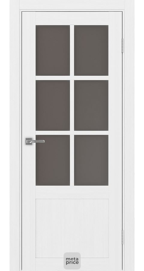 Дверь Турин_541ПФ.2221 ЭКО-шпон • дверь остекленная • Optima porte (Россия) можно купить в магазине 72дверки на Пермякова 81 в Тюмени