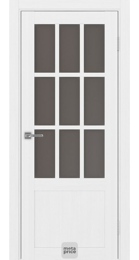 Дверь Турин_542ПФ.2221 ЭКО-шпон • дверь остекленная • Optima porte (Россия) можно купить в магазине 72дверки на Пермякова 81 в Тюмени
