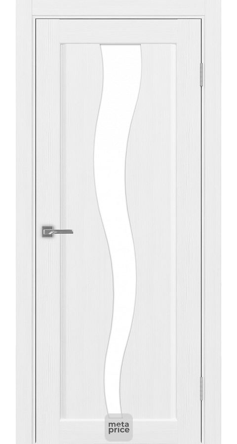 Дверь Сицилия_730.121 ЭКО-шпон • дверь остекленная • Optima porte (Россия) можно купить в магазине 72дверки на Пермякова 81 в Тюмени